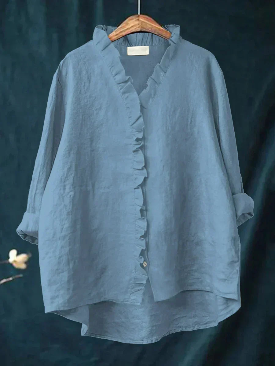 Gilet | Blouse à volants