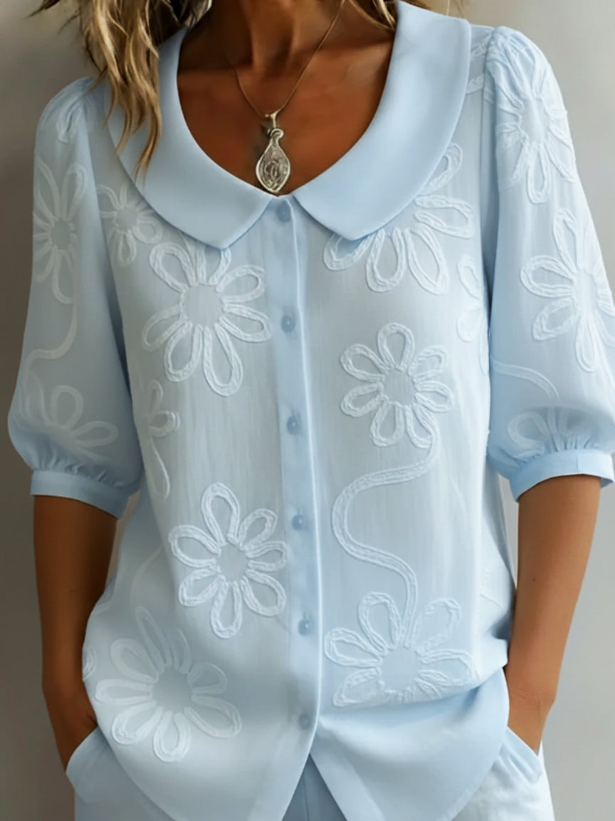 Aurelia | Blusa ligera floral elegancia natural