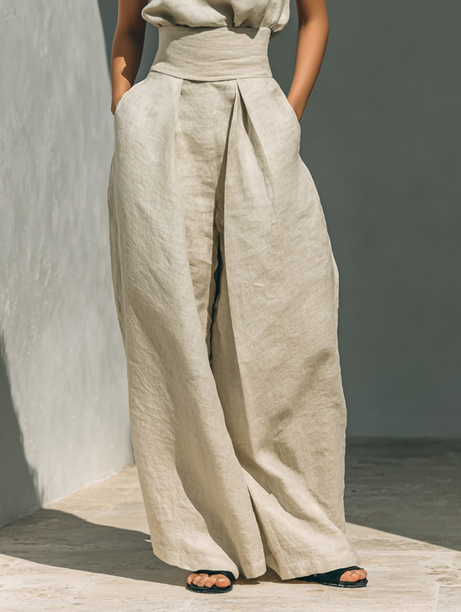 María - Ensemble débardeur et pantalon large