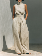 María - Ensemble débardeur et pantalon large