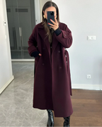 Sara | Trench-coat élégant bordeaux