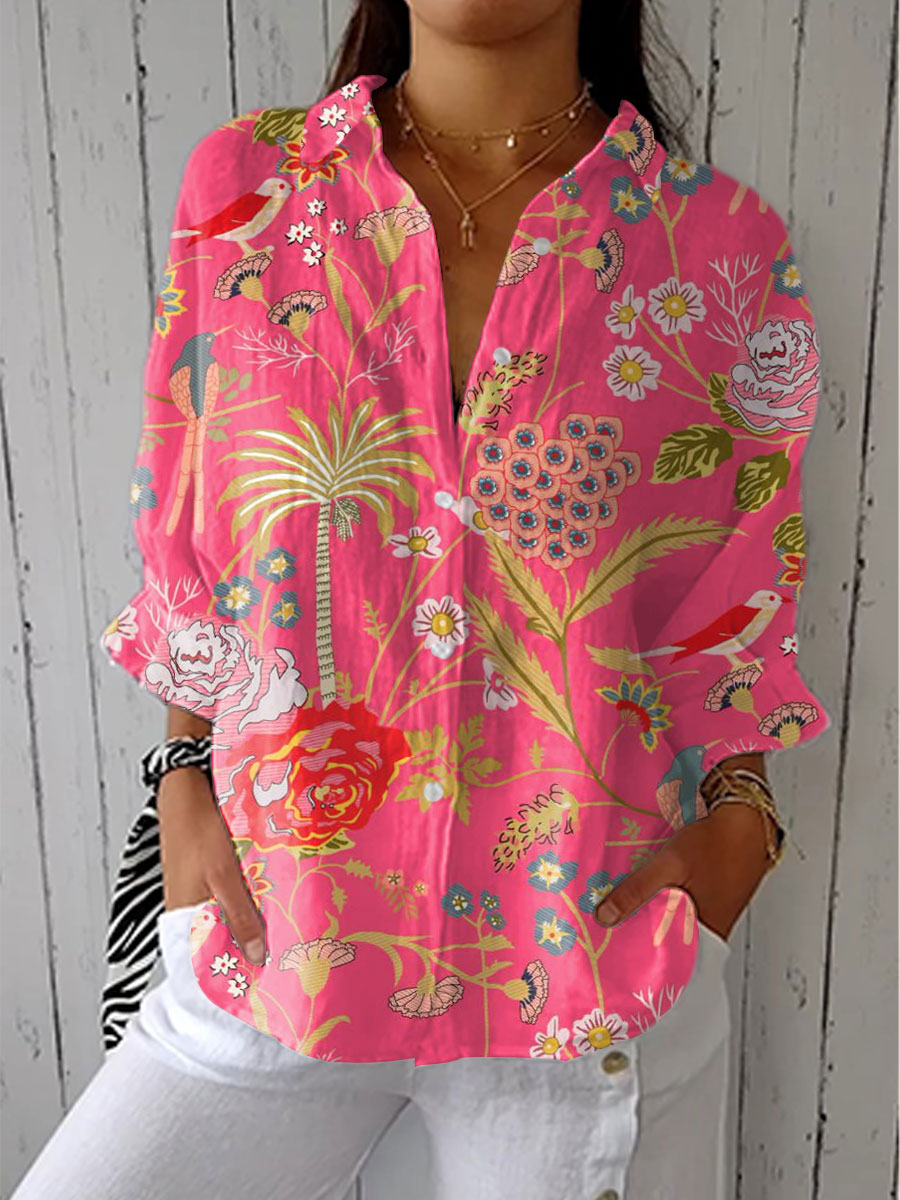 Elizabeth | Blusa Floral Tropical