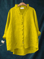 Gilet | Blouse à volants