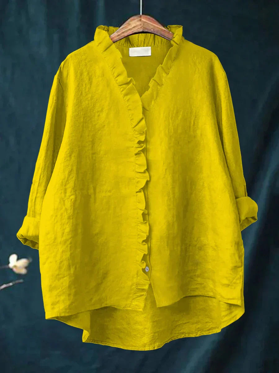 Gilet | Blouse à volants