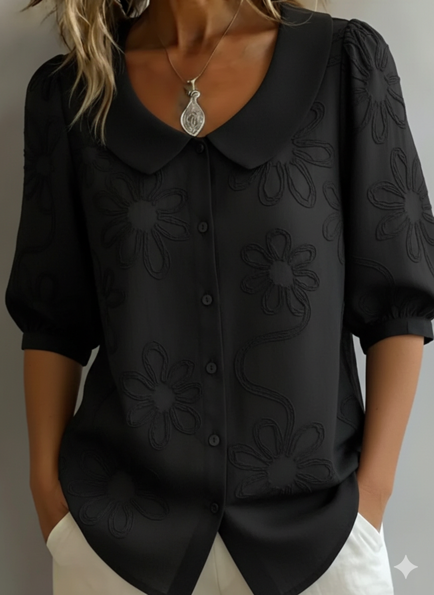 Aurelia | Blusa ligera floral elegancia natural