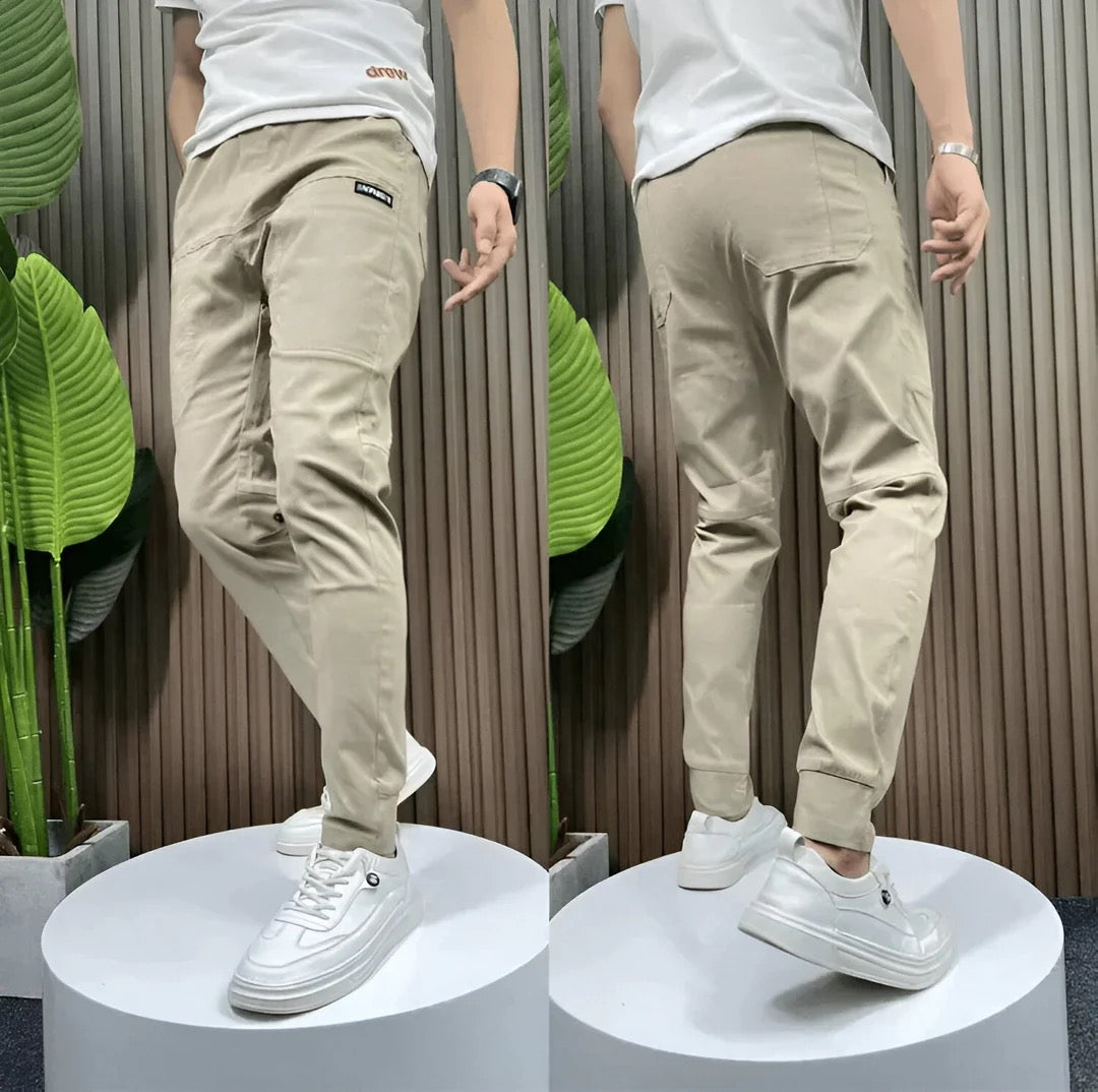 Robert | Pantalones cargo elásticos premium