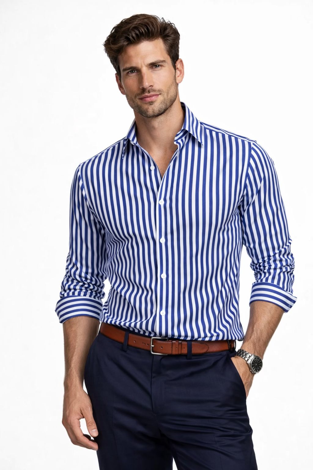 Rodrigo | Camisa Elegante De Rayas