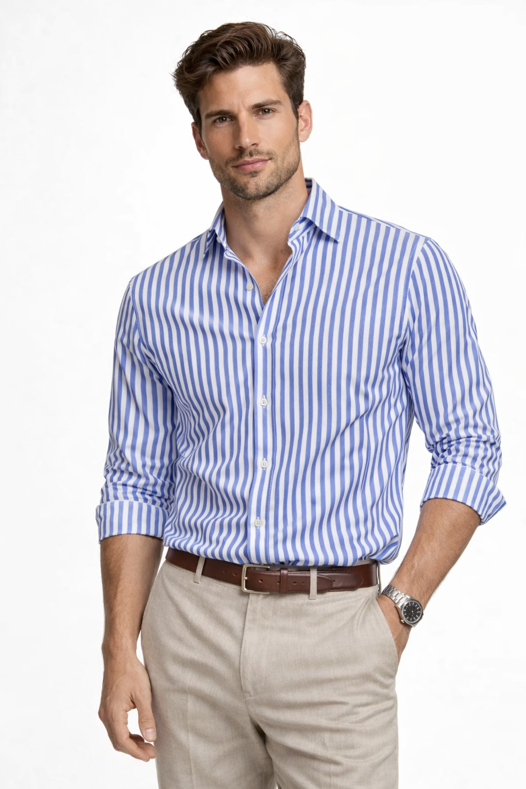 Rodrigo | Camisa Elegante De Rayas