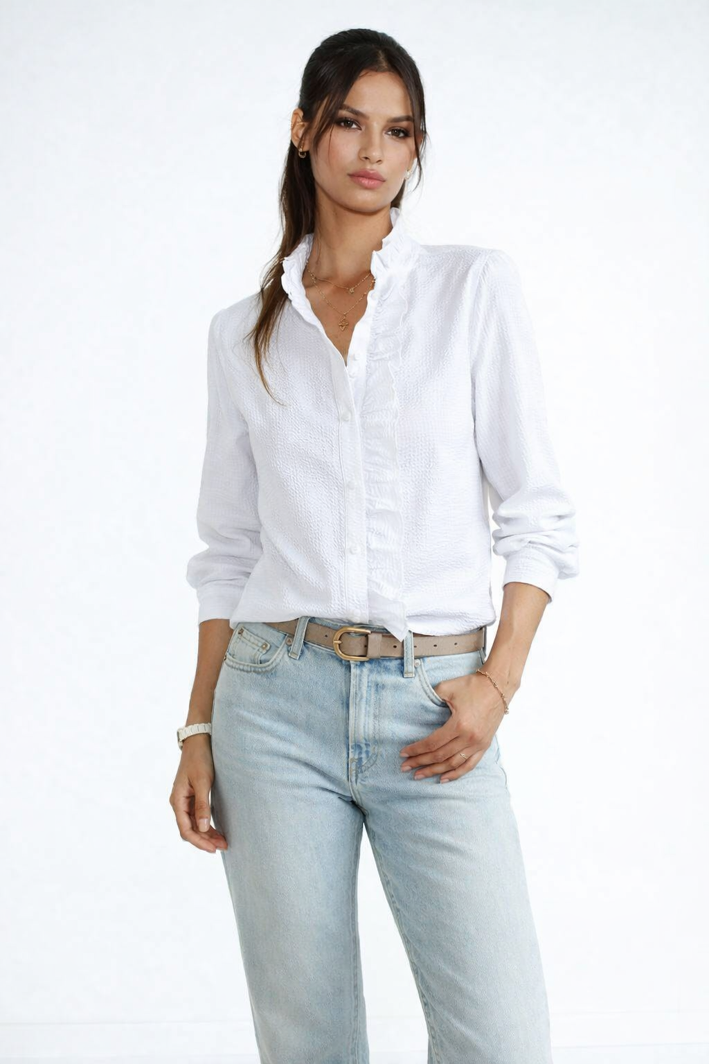 Mía | Blusa elegante de rayas