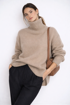 Lía | Jersey cuello alto en cachemir