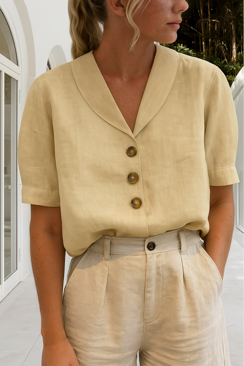 Evelinda | Blusa Casual Elegante