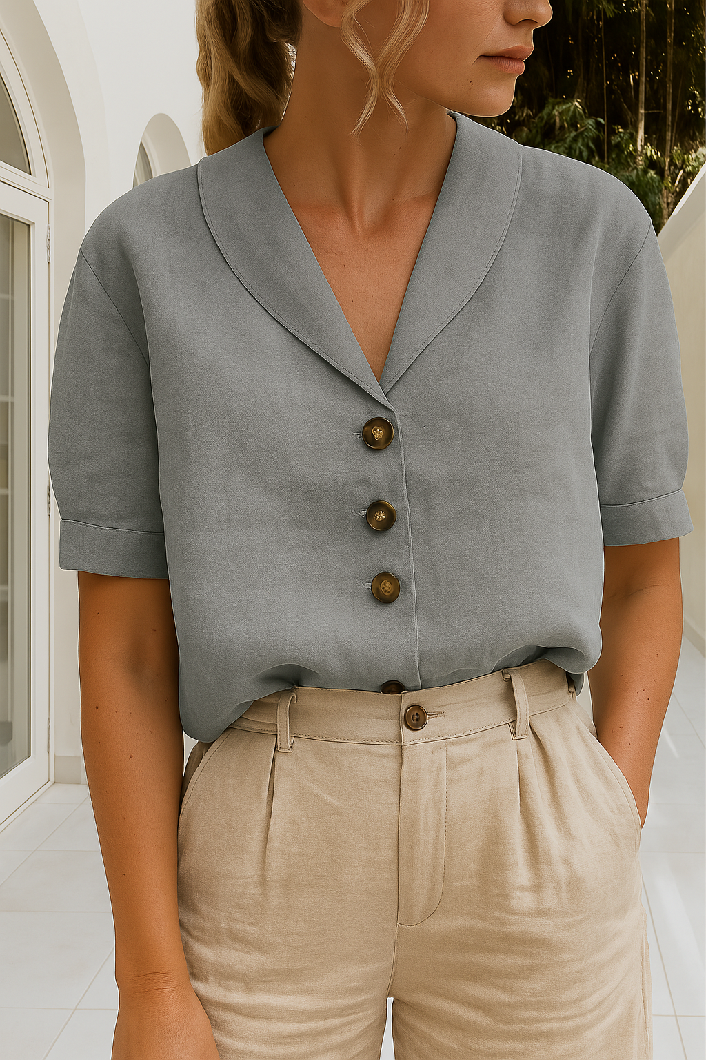 Evelinda | Blusa Casual Elegante