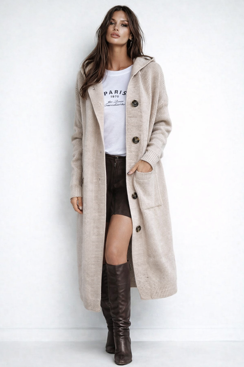 Ainhoa | Cárdigan largo elegante