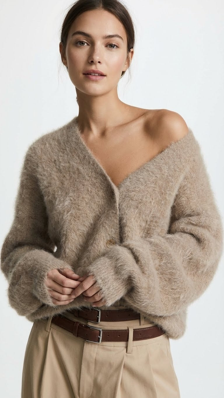 Carla | Jersey de cachemir clásico y cálido