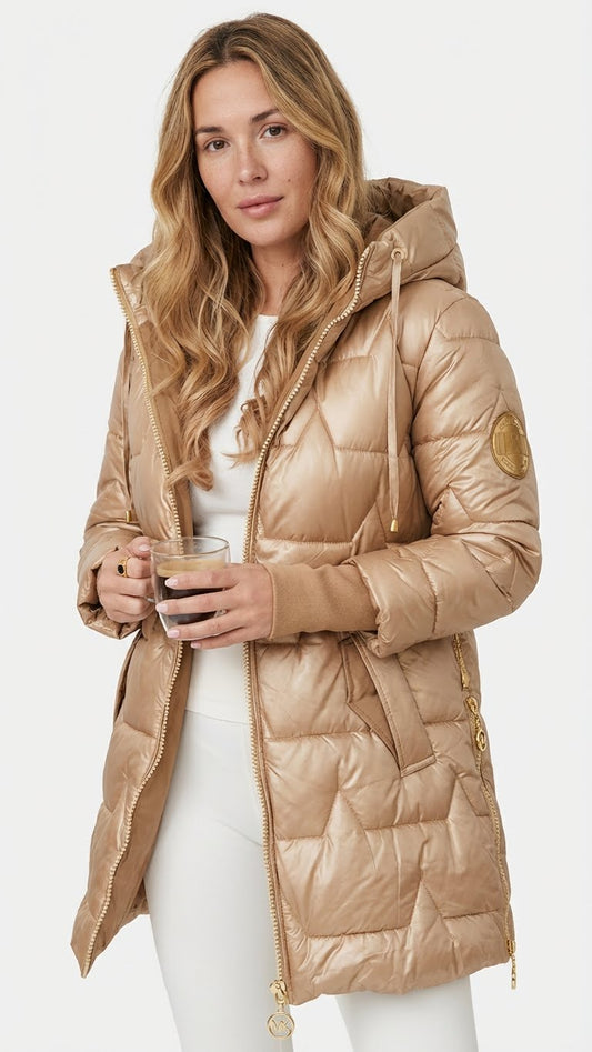 Lucía | Chaqueta acolchada larga