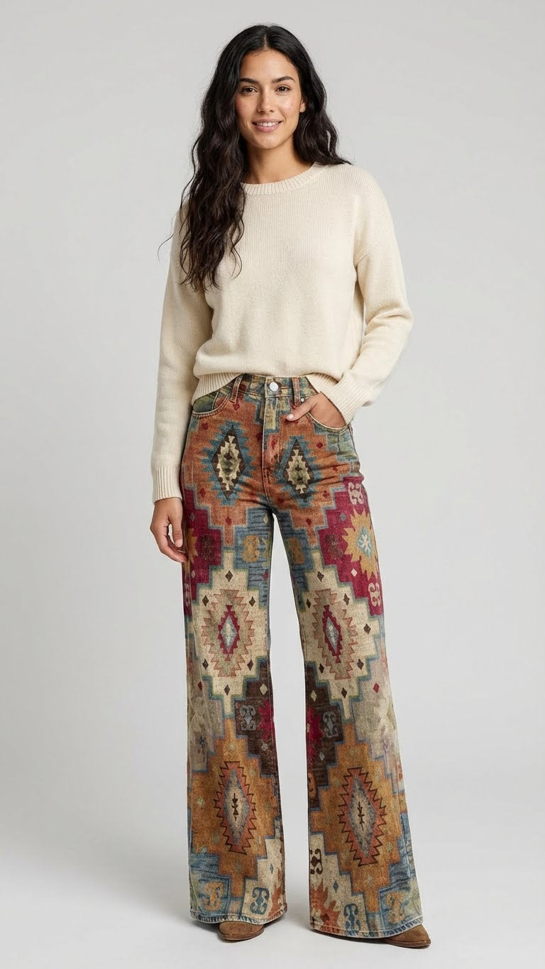 Elsa | Pantalones boho vintage