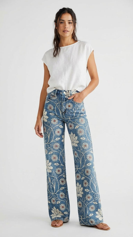 Ximena | Pantalones boho vintage