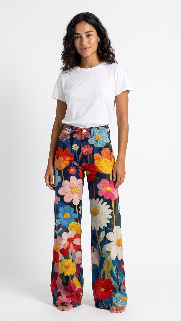 Valentina | Pantalones boho vintage