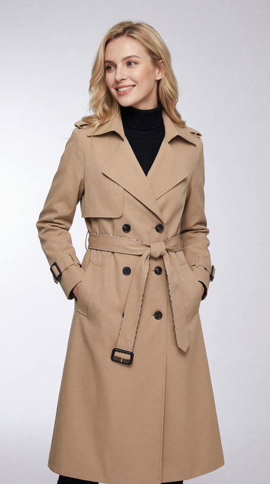 Lara | Abrigo elegante con cinturón