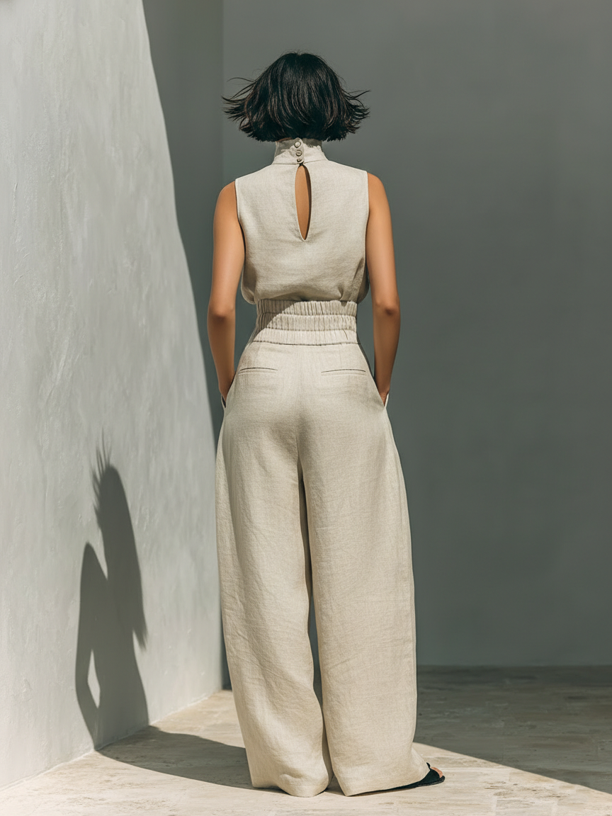 María - Ensemble débardeur et pantalon large