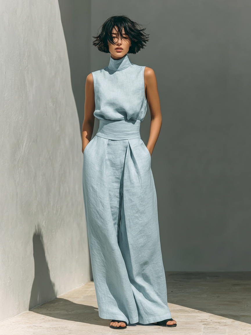 María - Ensemble débardeur et pantalon large