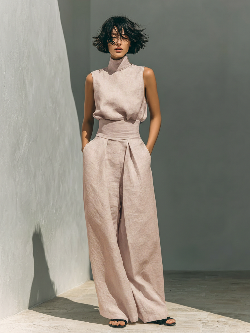 María - Ensemble débardeur et pantalon large