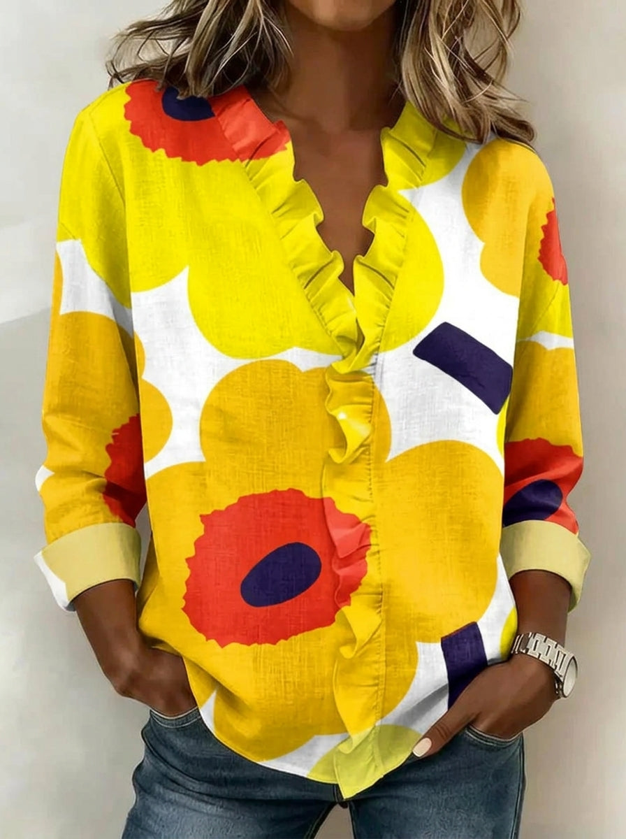 Helena | Elegante Blusa de Verano en Lino