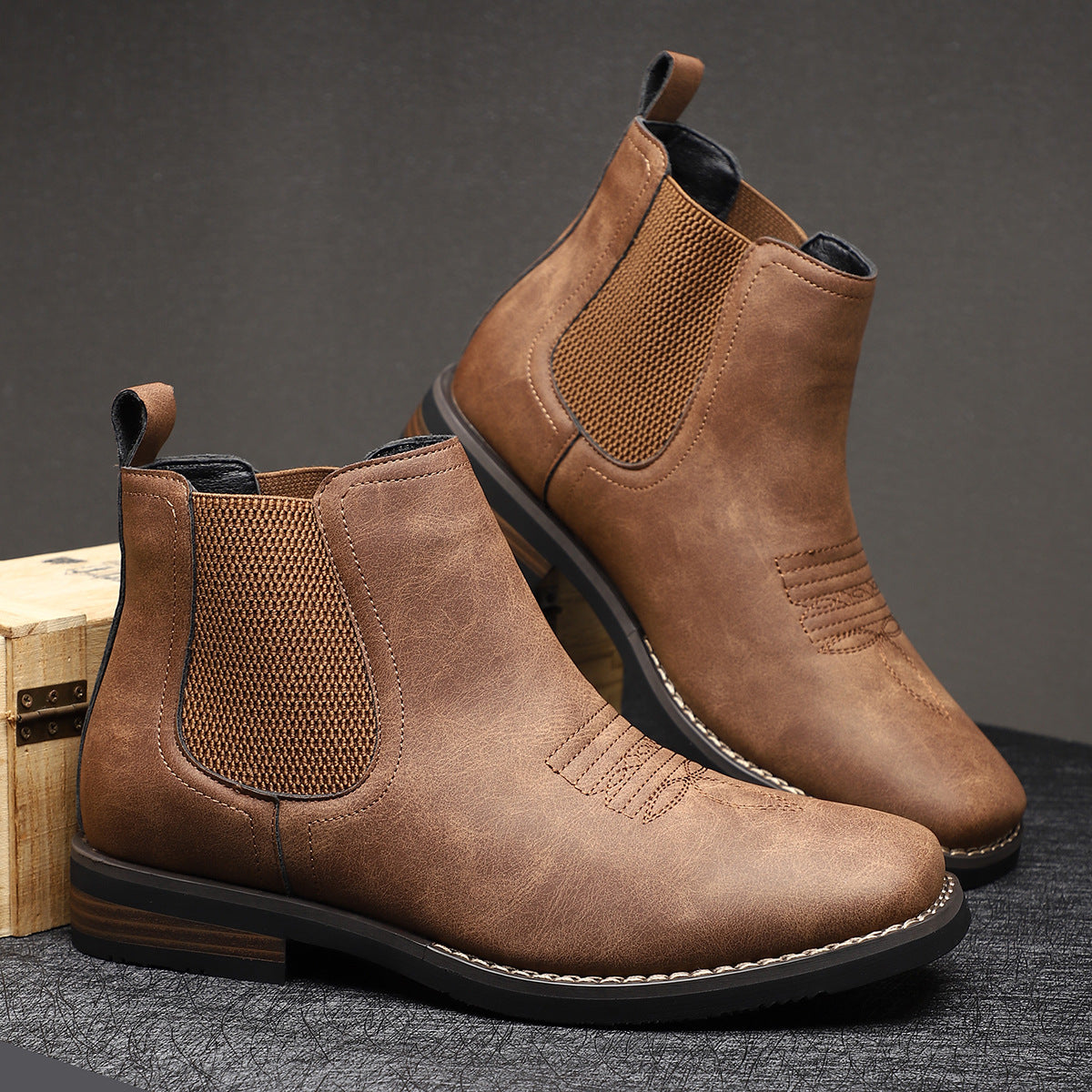 Henrik™ | Bottines classiques en cuir pour homme