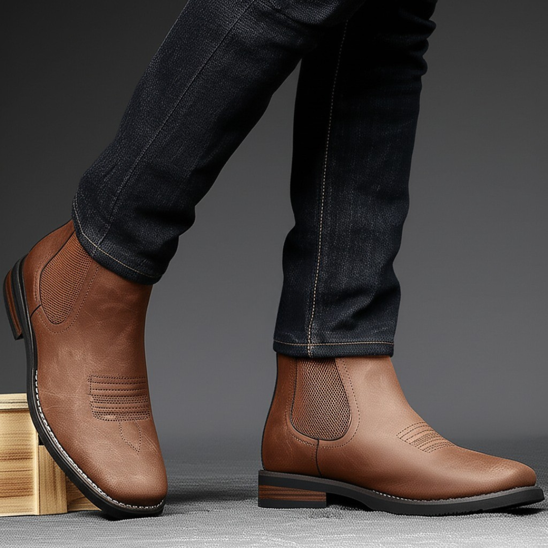 Henrik™ | Bottines classiques en cuir pour homme