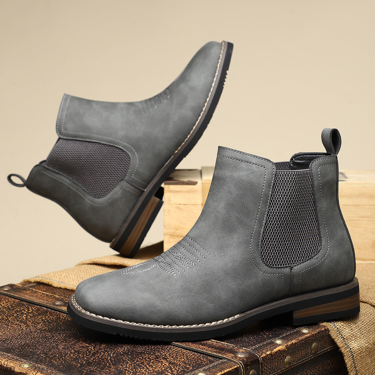 Henrik™ | Bottines classiques en cuir pour homme