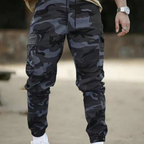 Pantalons cargo robustes pour homme avec poches multiples
