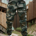 Pantalons cargo robustes pour homme avec poches multiples