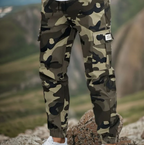 Pantalons cargo robustes pour homme avec poches multiples