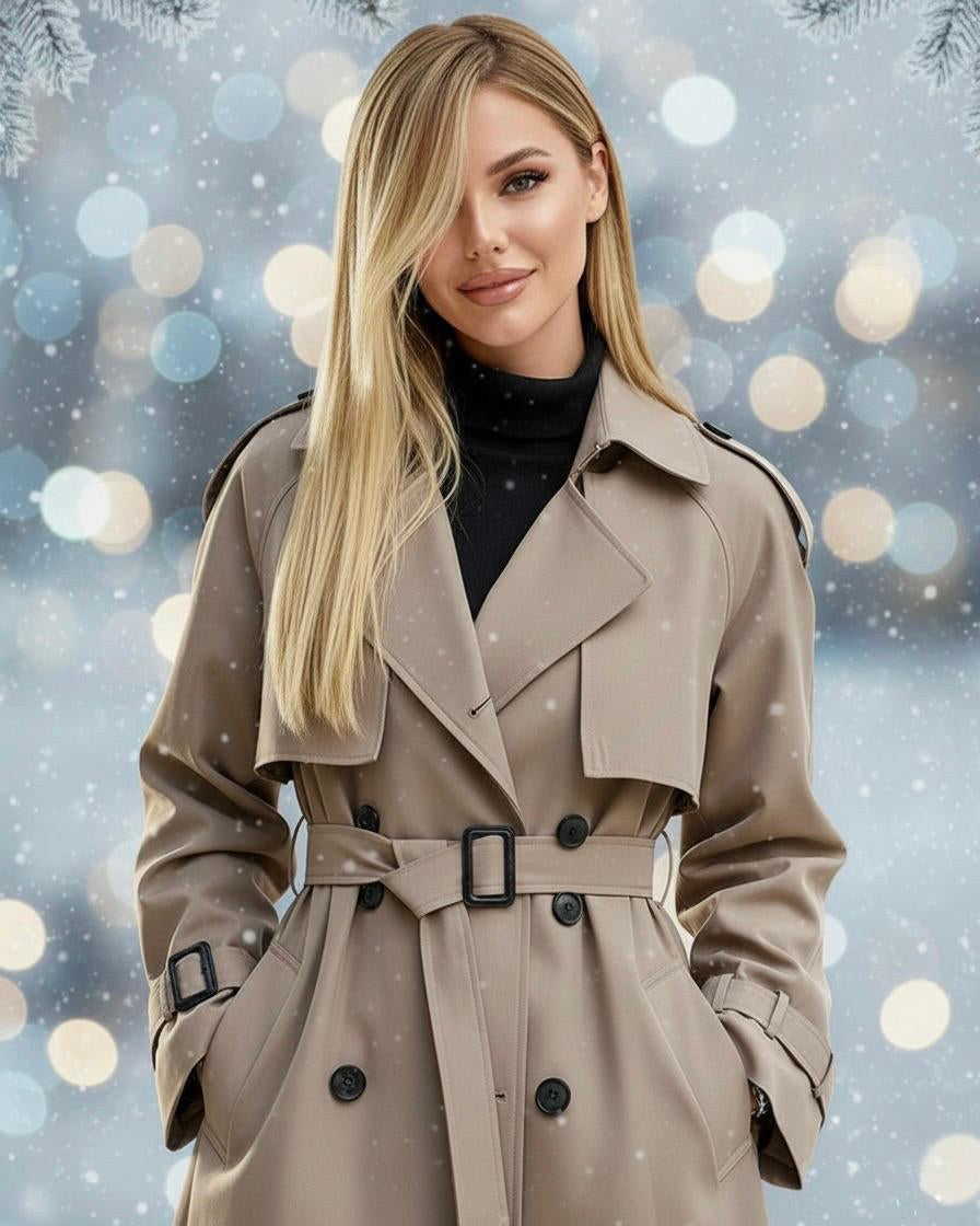 Lara | Abrigo elegante con cinturón