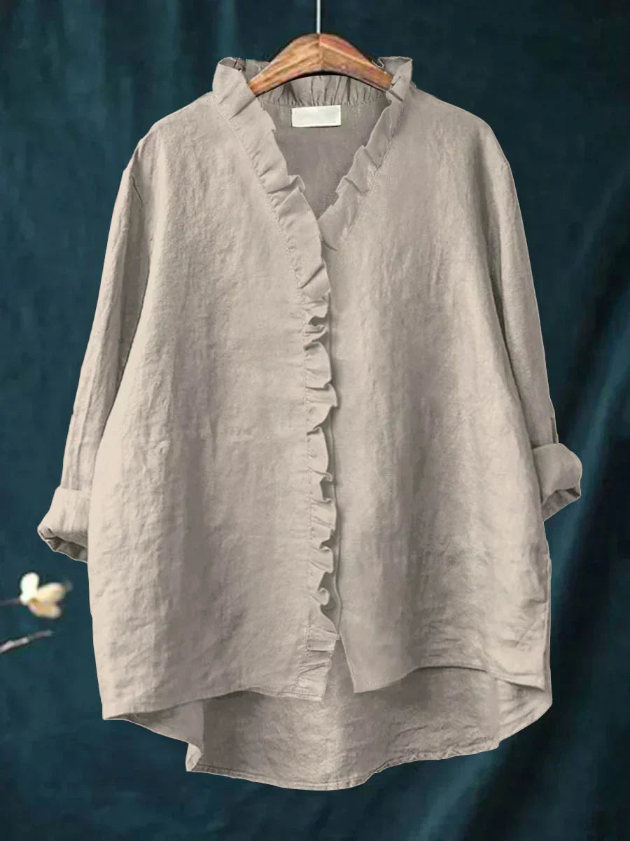 Gilet | Blouse à volants