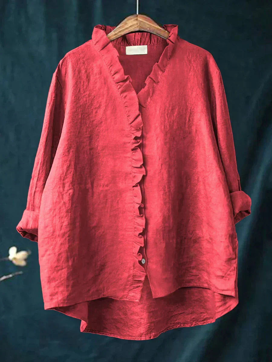 Gilet | Blouse à volants