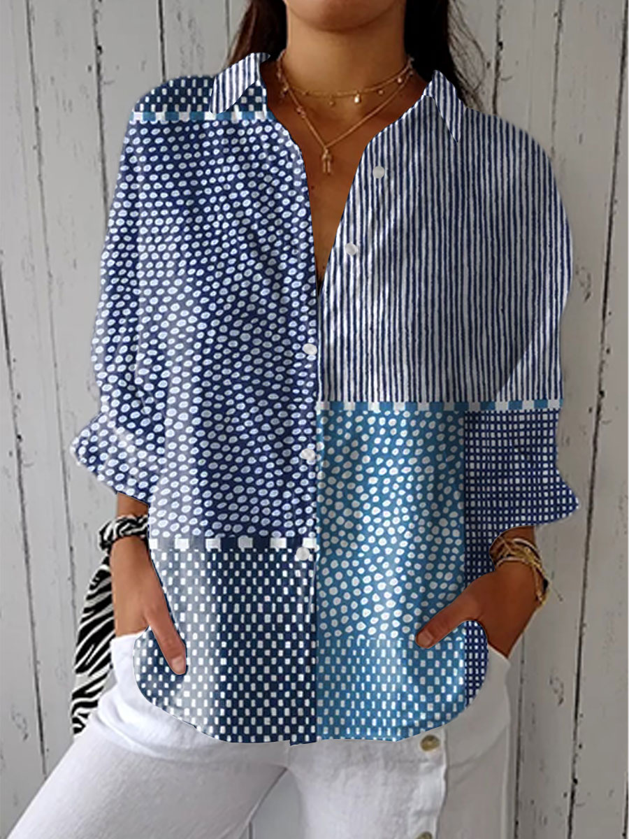 Pamela | Blusa Patchwork Costera