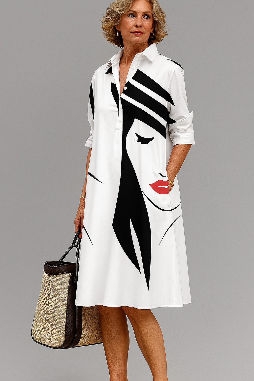 Ángela | Vestido Midi Cómodo