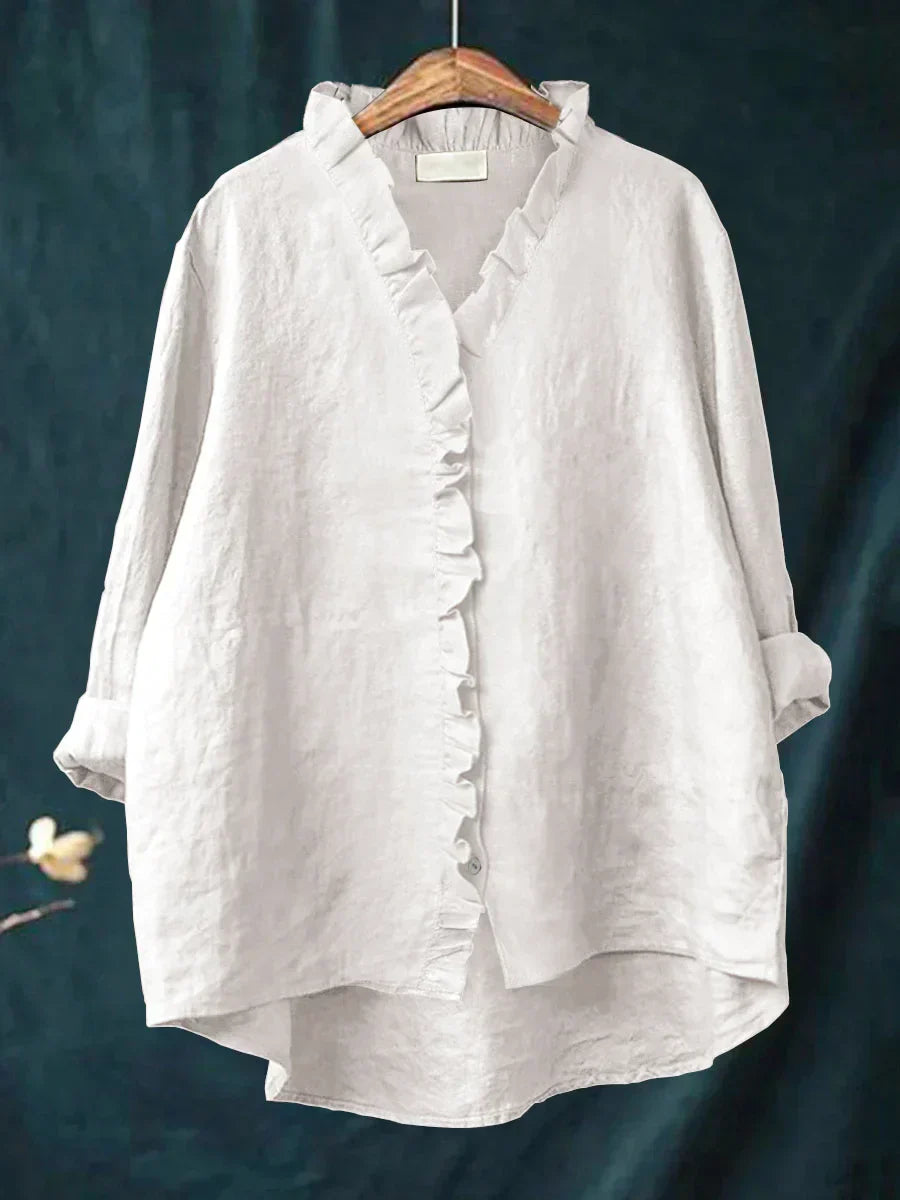 Gilet | Blouse à volants