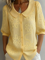 Aurelia | Blouse légère fleurie élégance naturelle