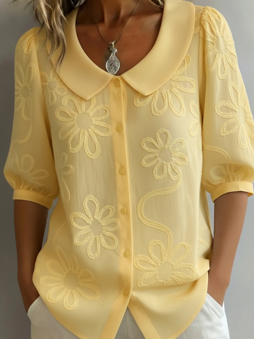 Aurelia | Blusa ligera floral elegancia natural