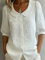 Aurelia | Blouse légère fleurie élégance naturelle